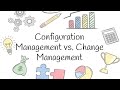 Configuration Management vs Change Management PMP (example provided)