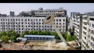 Water Tower Demo In Reverse