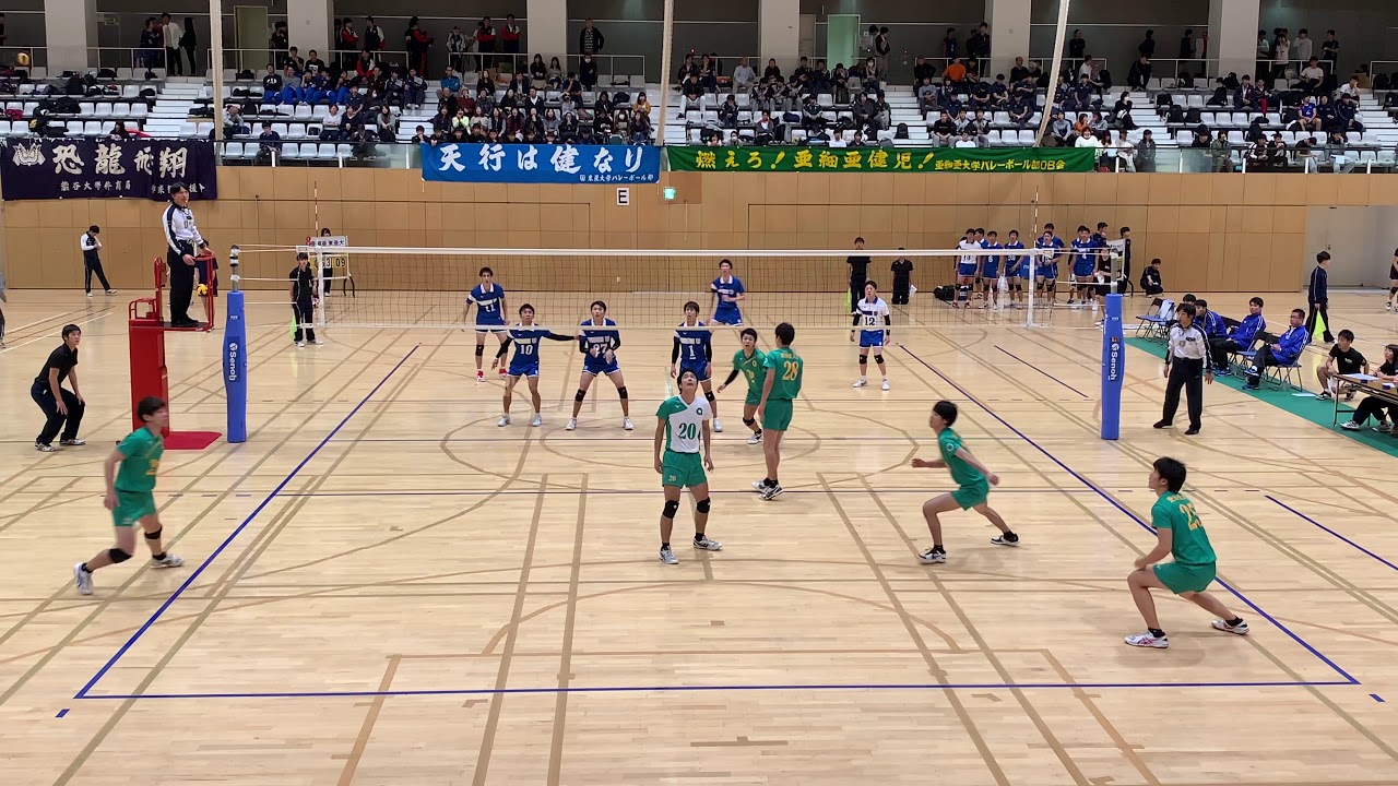 20181128 全日本インカレ 2回戦 東亜大学vs亜細亜大学 3セット目 - YouTube