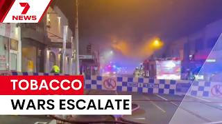 Ram raid ignites inferno destroying five Richmond businesses | 7NEWS