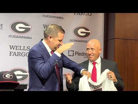 Josh Brooks introduces Wes Johnson as UGA's baseball coach