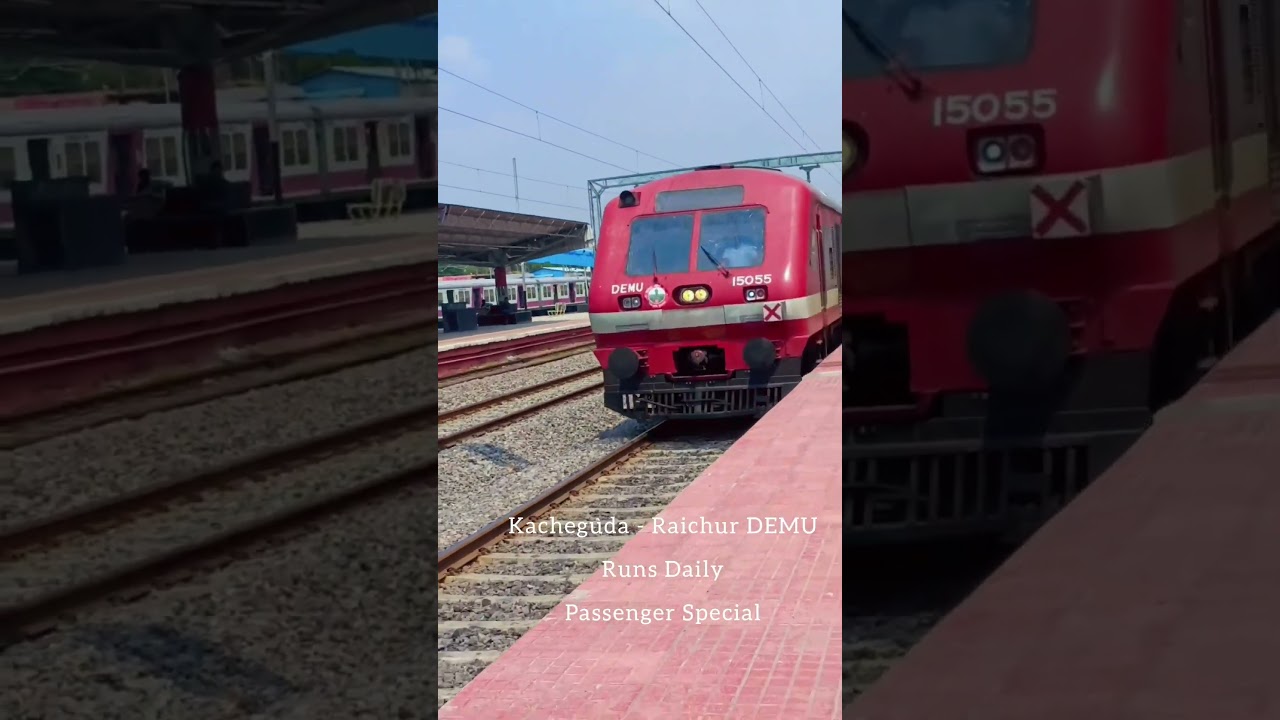 kachiguda to Raichur new train  Via; 
