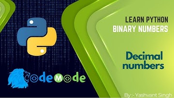 Decimal Module in Python | Python Decimal Numbers | Modules in python | CodeMode