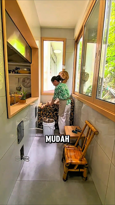 A Sophisticated Village-Style Kitchen: Use Wood, Not Gas #interestingthings