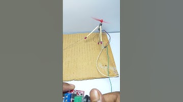 How to make mini drone • dc motor project | science project #drone #dcmotor #tech