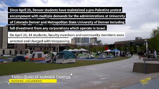 Denver Students Join Int’l Call for Pro-Palestine Solidarity Encampments