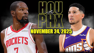 Houston Rockets vs Phoenix Suns Full Game Highlights - November 24, 2025 | NBA Season