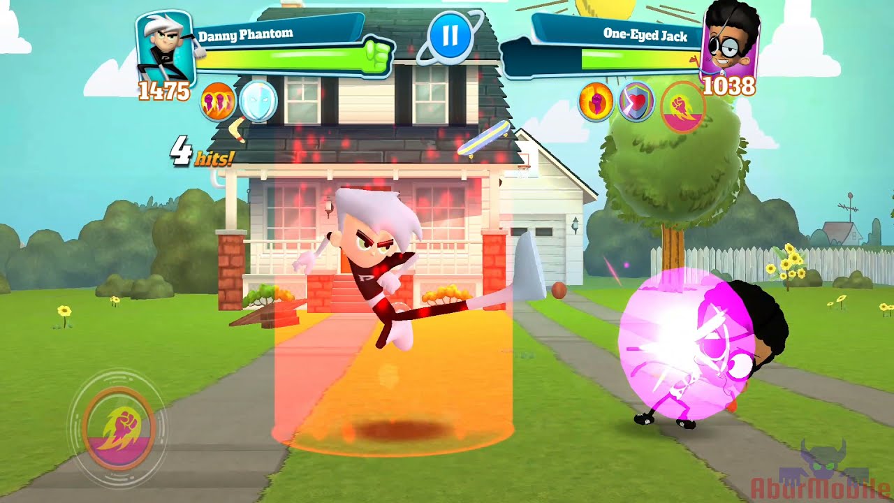 Super Brawl Universe 3 vs 3 Campaign│Spongebob Patrick Danny Phanton Leonardo Aang Part 4