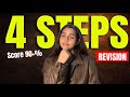 Best revision technique to clear any exam . Follow these 4 steps to score effectively.