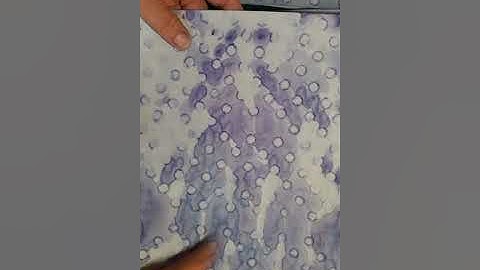 Dyed Paper With Purple Cabbage Juice