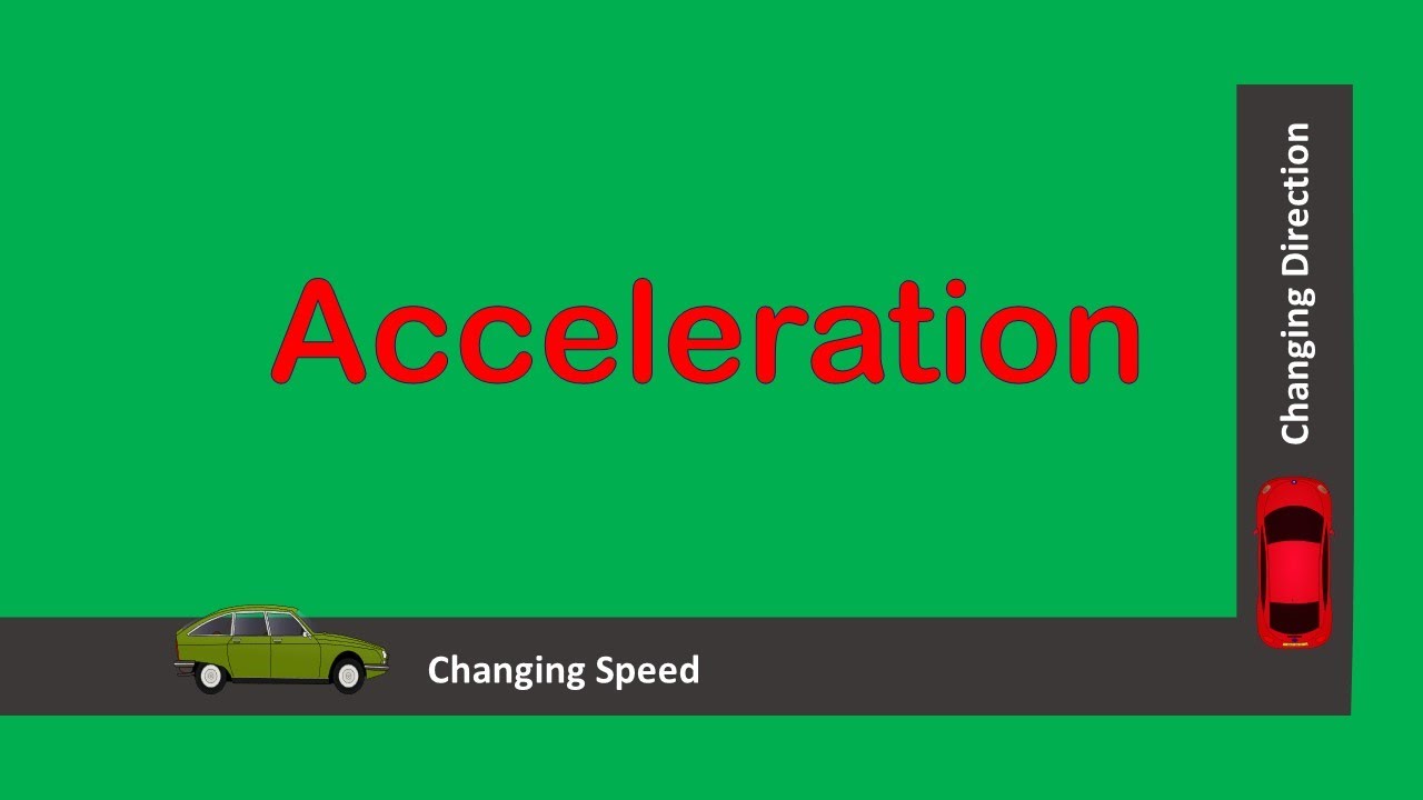 Acceleration in physics । Motion - YouTube