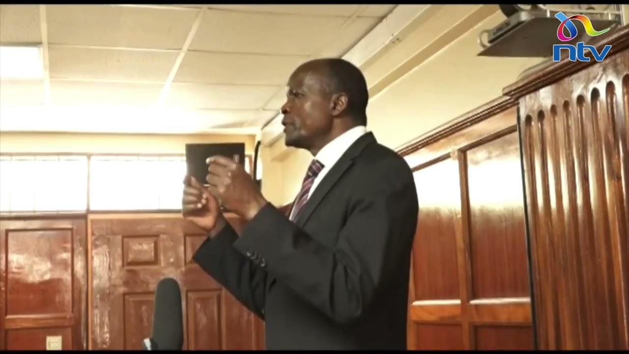 Okoth Obado appears before court to defend himself in the murder case of Sharon Otieno