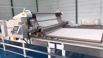 Richpeace cnc spreading machine for home textile product working in customer factory #spreader