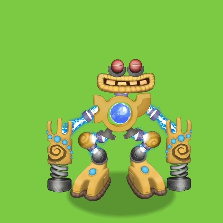 Wubbox Green Screen [idle_gold] | My Singing Monsters