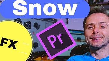 How to Create Snow FX Effect for your video in Adobe Premiere Pro CC Beginners Tutorial
