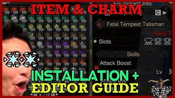 MHR PC: Charm Editor Installation Guide