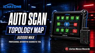 iCARZONE JU2000 MAX Auto Scan Topology Map | Full-System Diagnostic Demo