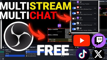 OBS Multistream Setup 2025 | Horizontal + Vertical Streaming & Chat Overlay
