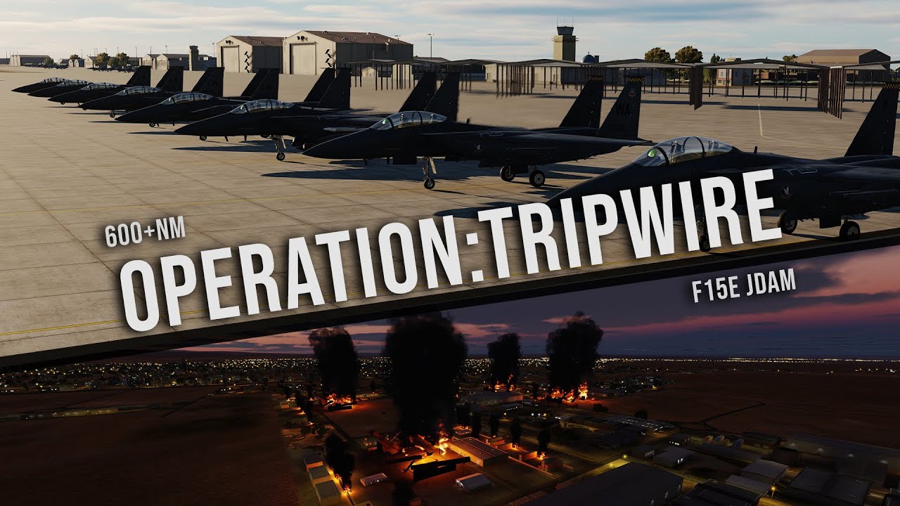 F-15E Strike Eagle  - My LONGEST mission! 600+nm - DSC World