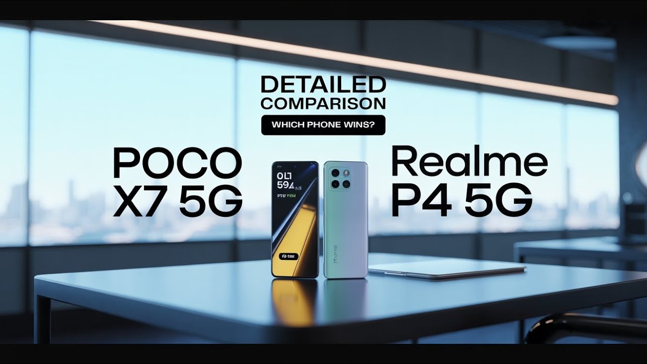 Poco P4 Poco X7 5G vs Realme P4 5G Detailed Comparison - YouTube