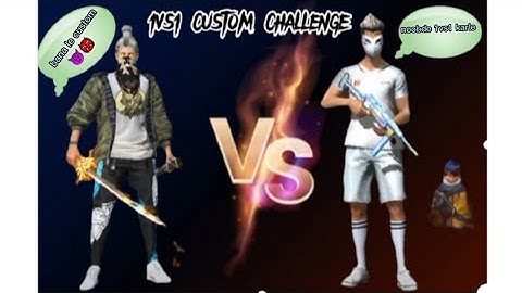 Free fire 1v1 custom challenge with my friend👫