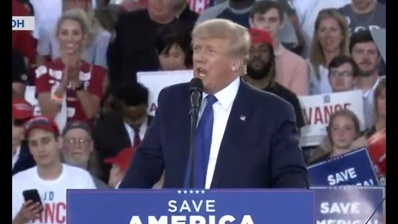 ⁣Trump utterly HUMILIATES himself at disastrous rally appearance