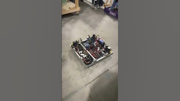 The swerve drive swerves!! We are so happy to have gotten our swerve from @team2102! #frc #robot