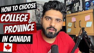 How to Choose COLLEGE and PROVINCE in Canada for International Students | Study in Canada