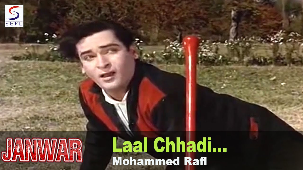 Laal Chhadi Maidan Khadi   Mohammed Rafi  Janwar   Shammi Kapoor Rajshree