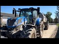 Wożenie Gnojowicy 🇵🇱🚜NEW HOLAND T7 215S  RSP OLSZEWKA 🚨
