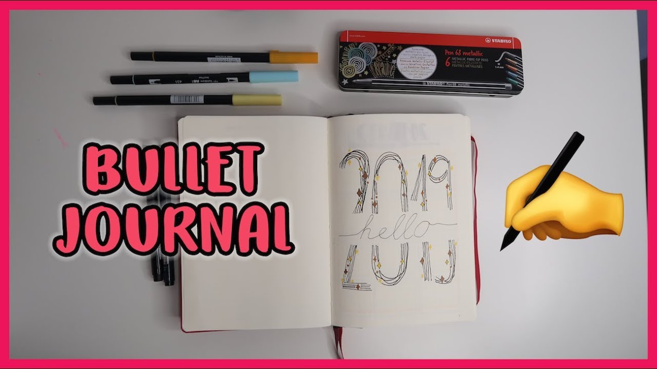 Bullet Journal 2019 - Így kezdj hozzá! | Viszkok Fruzsi