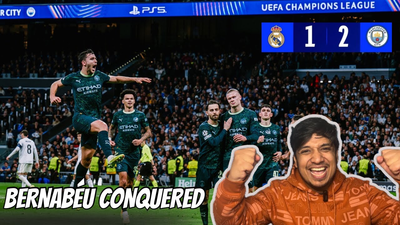 Man City Silence Madrid at BERNABÉU!! Real Madrid 1-2 Man City
