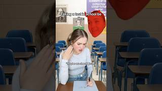 Taking a test in school be like #pov #skit #comedy #funny