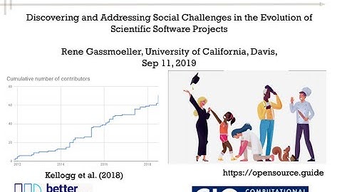 IDEAS-ECP Webinar: Discovering and Addressing Social Challenges in the Evolution of Scientific Sof