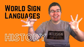 How to Sign HISTORY in World Sign Languages (like in Italy, Mexico, Chile, Germany, IS, etc!)