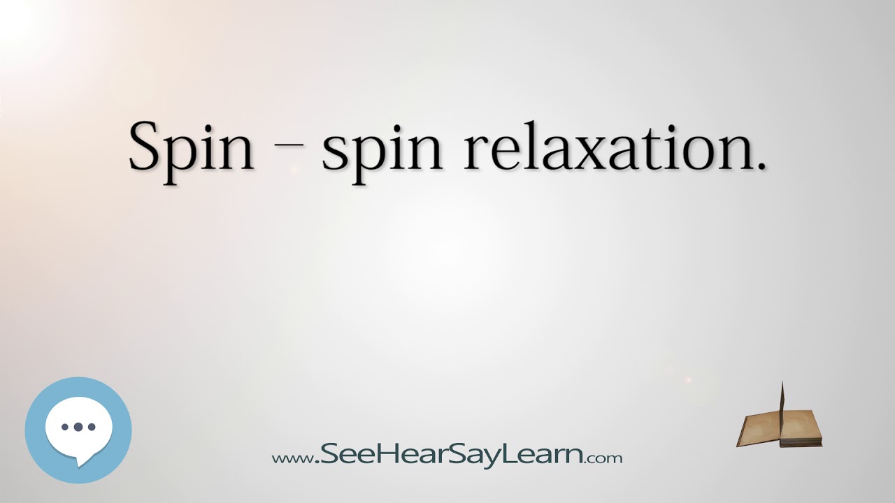 Spinspin relaxation Know It ALL 🔊 YouTube