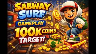 Subway Surfers London 🇬🇧 Gameplay 100k coins target 😱 High Score Challenge | No Miss Run 🔥 screenshot 2