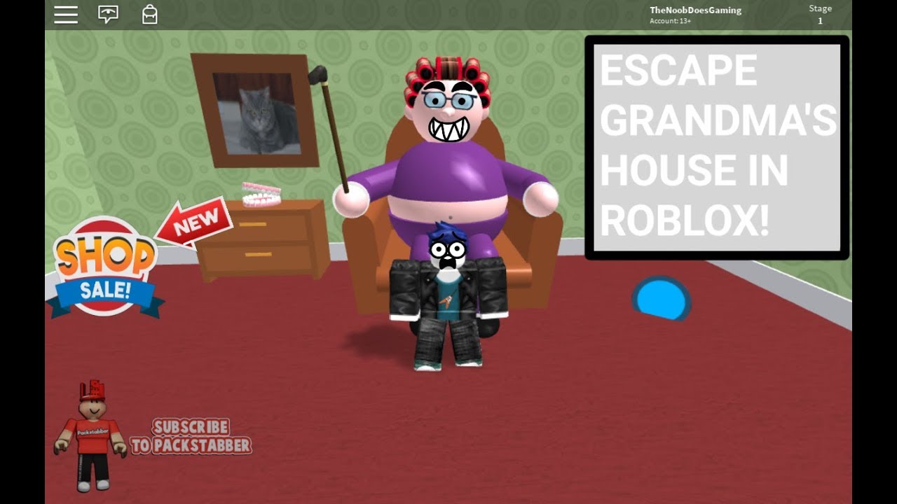 Escape Grandmas House Roblox Obby Youtube