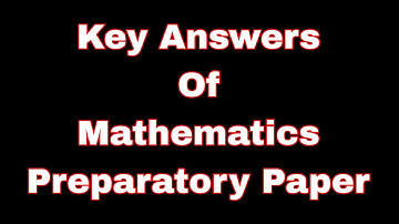 Key Answers For Sslc Mathematics ENG Medium Question Paper @Taluk Level Preparatory 2023