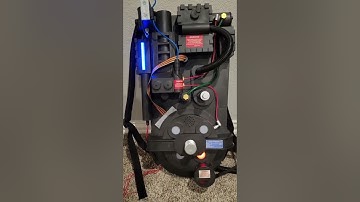 Frankengeek lights and sounds upgrade mod to Spirit Halloween Proton Pack Test 1