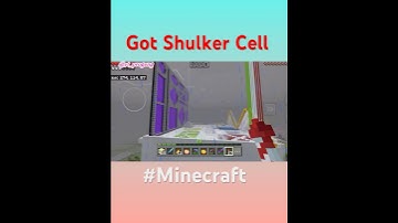 How Got Shulker Cell In Minecraft Survival #minecraft #gaming #viralshort #shorts #youtubeshorts