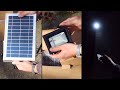 Double Light with Single Solar Panel