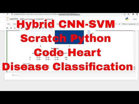 Heart Classification Improved hybrid CNN-SVM Scratch Python Code / CNN-SVM Scratch Python Code