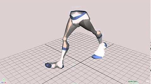 Walk Cycle - Legs and Hips Blocking