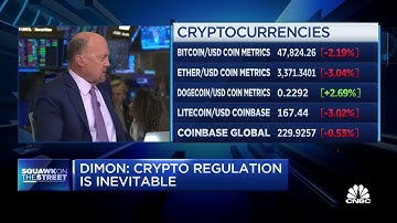 Jim Cramer: JPMorgan CEO Dimon spot on for the need of better crypto regulation