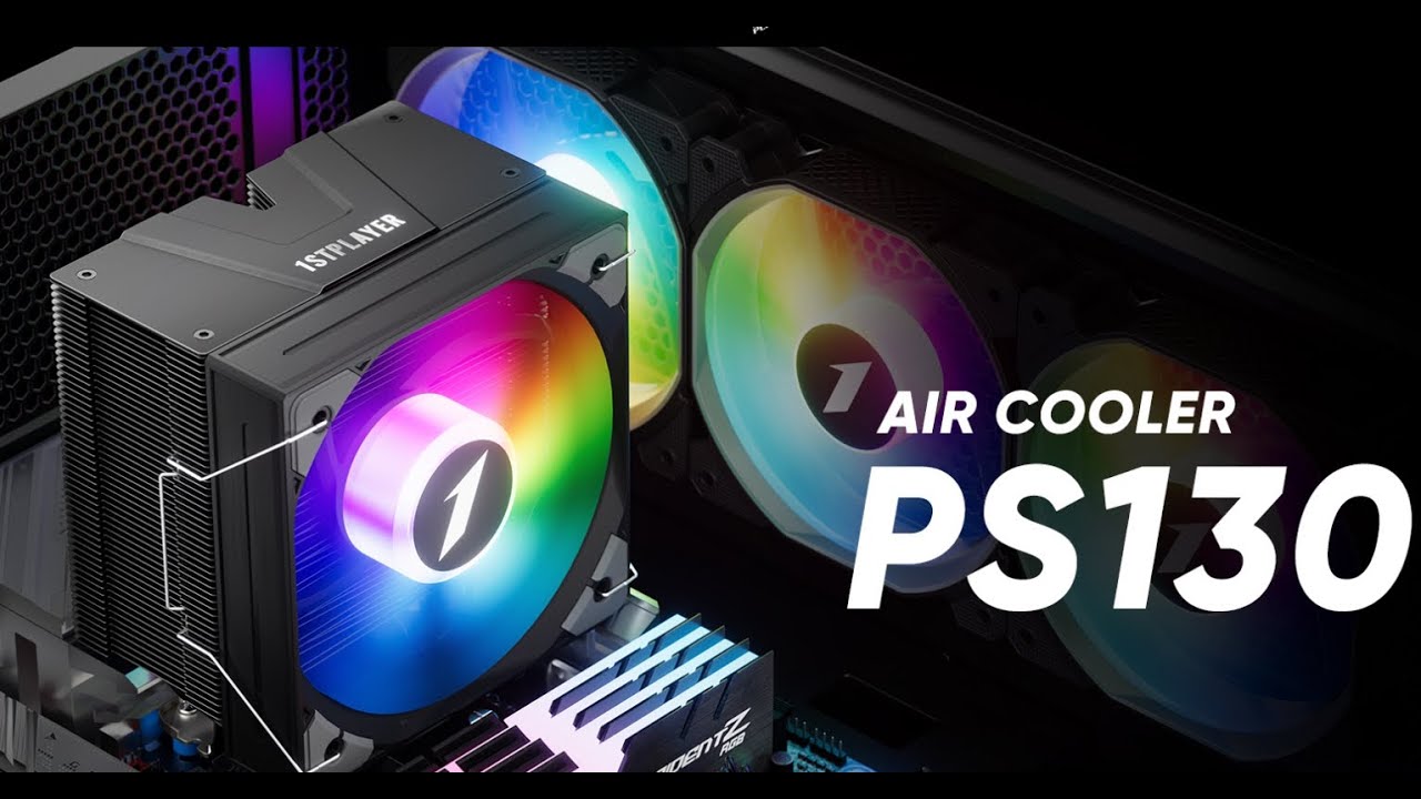 Ps130 1st PLayer PS130 CPU Air Cooler - YouTube