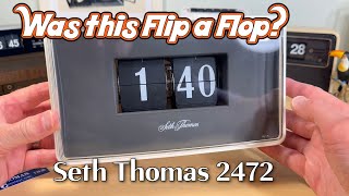 The Seth Thomas Wall Maid 2472 - Was this flip a flop?
Review of a nearly mint Seth Thomas Wall Maid, model number 2470-0000, catalog number 2472 in white. The Seth Thomas Wall Maid 2472 - Was this flip a flop?