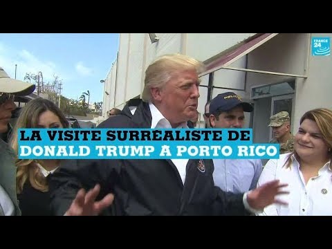 Vídeo: Trump Chega A Porto Rico