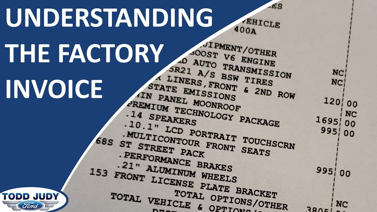 HOW TO READ A FACTORY INVOICE YouTube