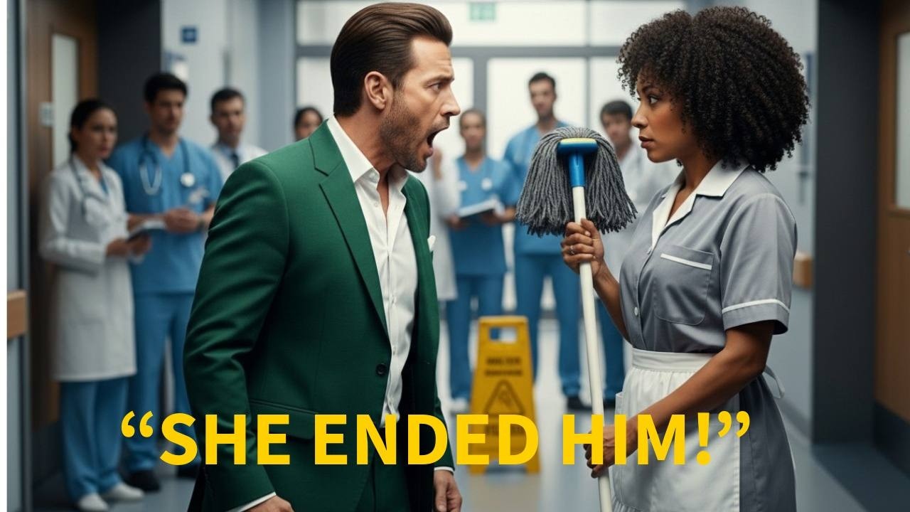 ARROGANT DOCTOR HUMILIATED THE JANITOR USING MEDICAL TERMS—HER RESPONSE EXPOSED HIS FATAL MISTAKE